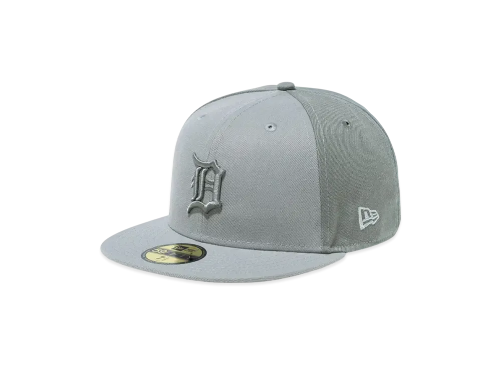 NEW ERA 59Fifty Storm Detroit Tigers Synthetic Suede Undervisor "Gray/Misty Morning"