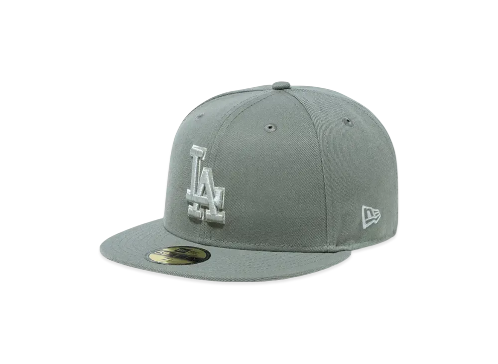 NEW ERA 59Fifty Storm Los Angeles Dodgers Synthetic Suede Undervisor "Misty Morning"