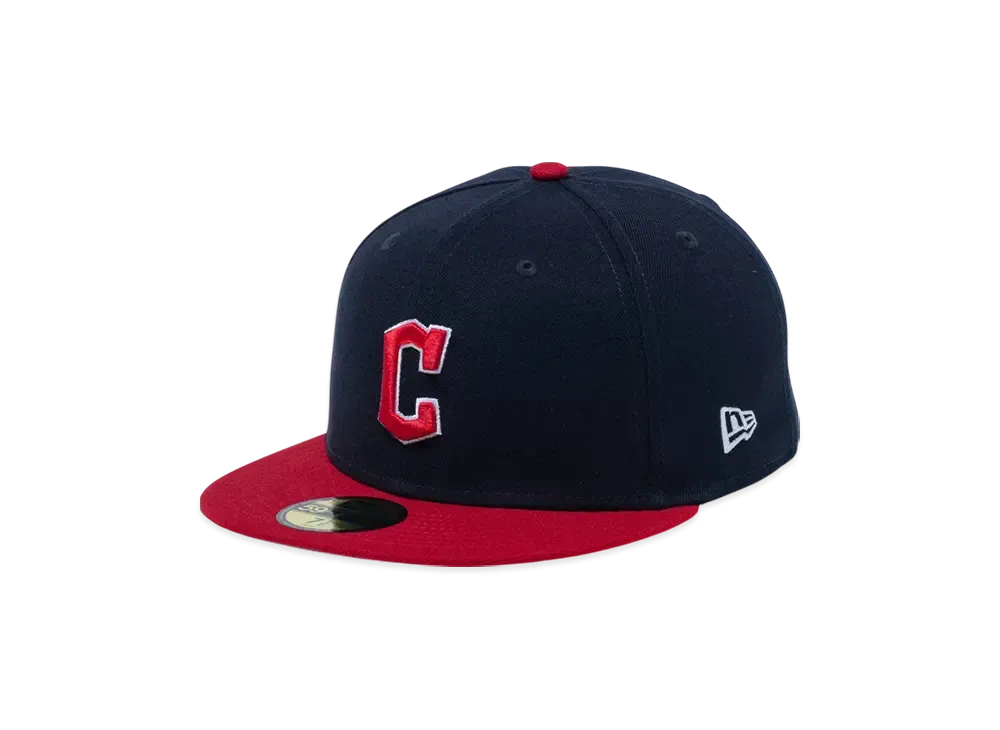 NEW ERA 59Fifty 59Fifty Day Memorial Collection Cleveland Guardians "Navy/Scarlet"