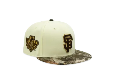 NEW ERA x THE CAP 'Real Tree' 59Fifty San Francisco Giants "Chrome White/Real Tree"