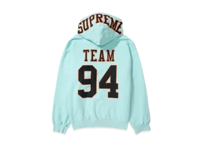 Supreme Team 94 Hooded Sweatshirt "Aqua"