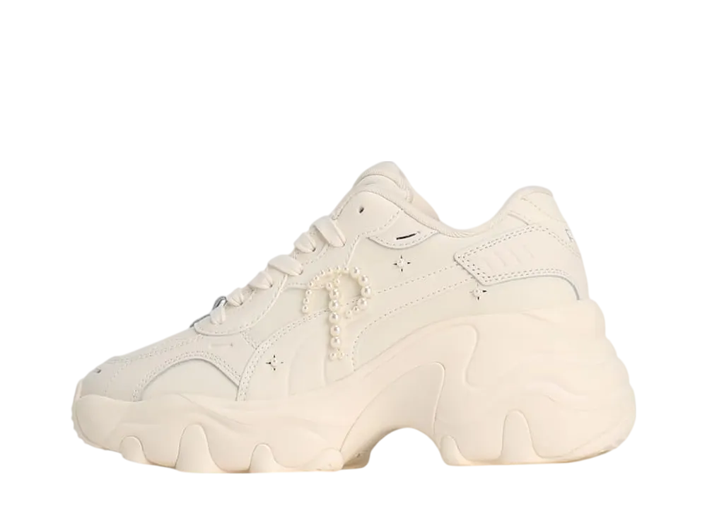 Puma Women's Pulsar Wedge Pearl "Frosted Ivory/Puma White"