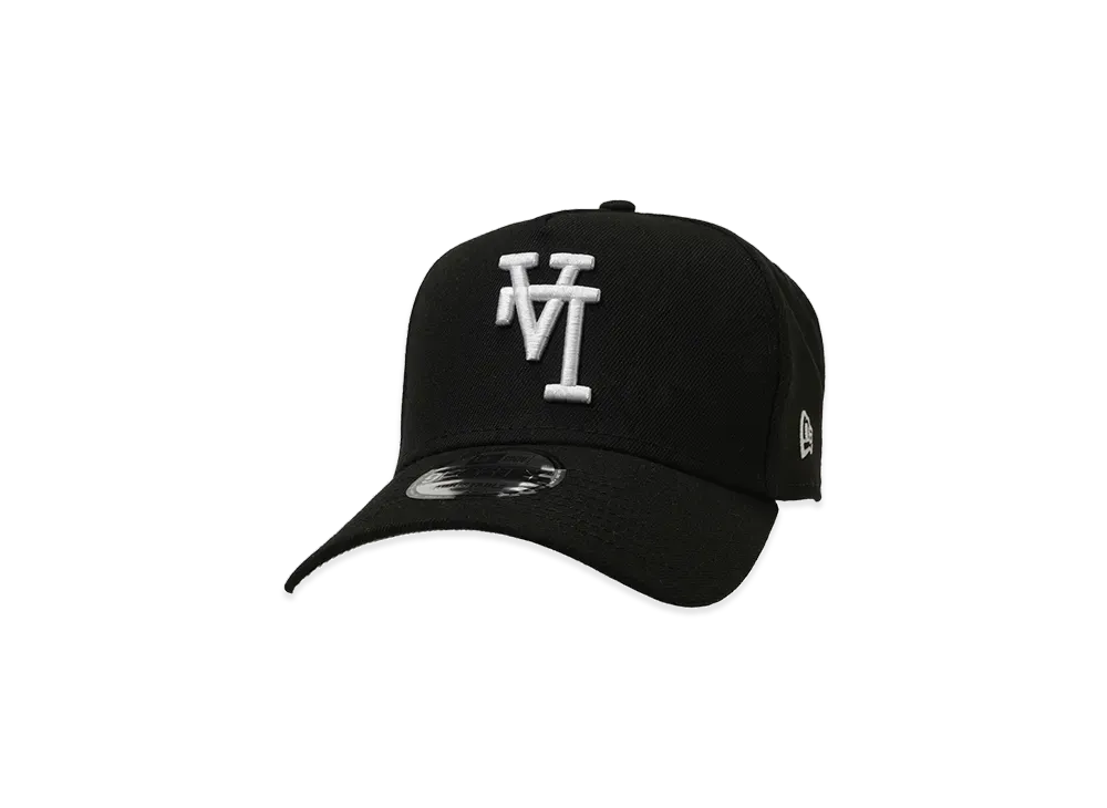 NEW ERA Los Angeles Dodgers 'Upside Down LA Logo' 9Forty A-Frame Snapback "Black"