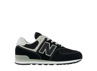 New Balance GS 574 Core "Black/White"