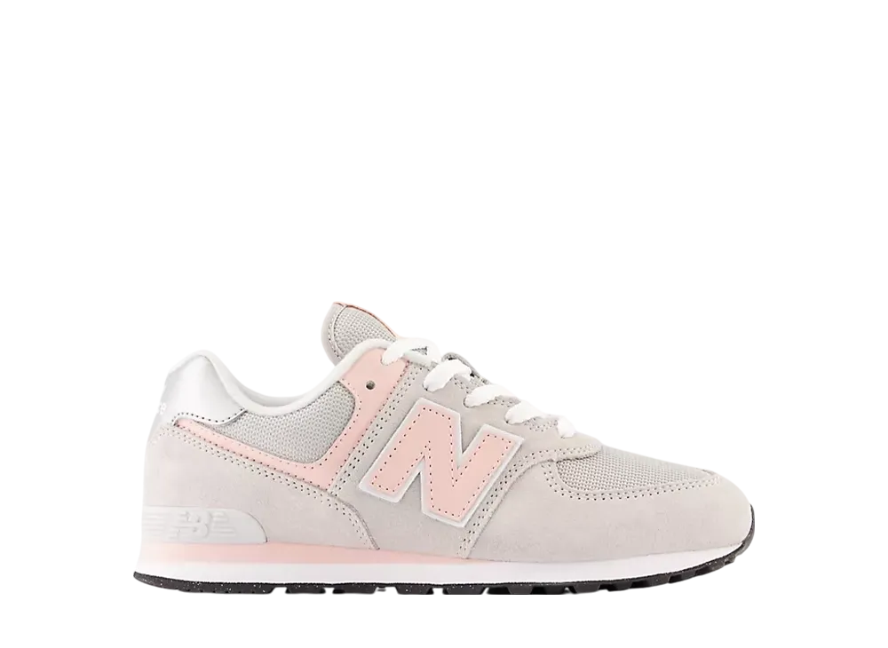ニューバランス GS 574 コア "レインクラウド/ピンクヘイズ" (キッズ)