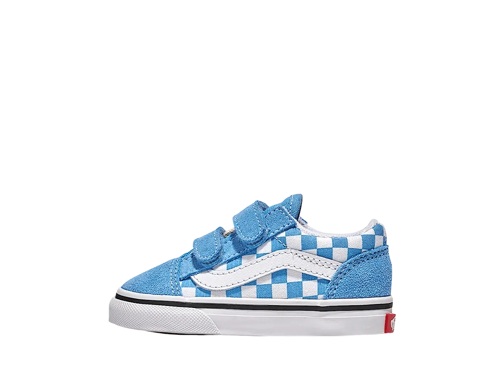 バンズ トドラー オールドスクール V チェッカーボード "ヘリテージブルー/ホワイト" 
