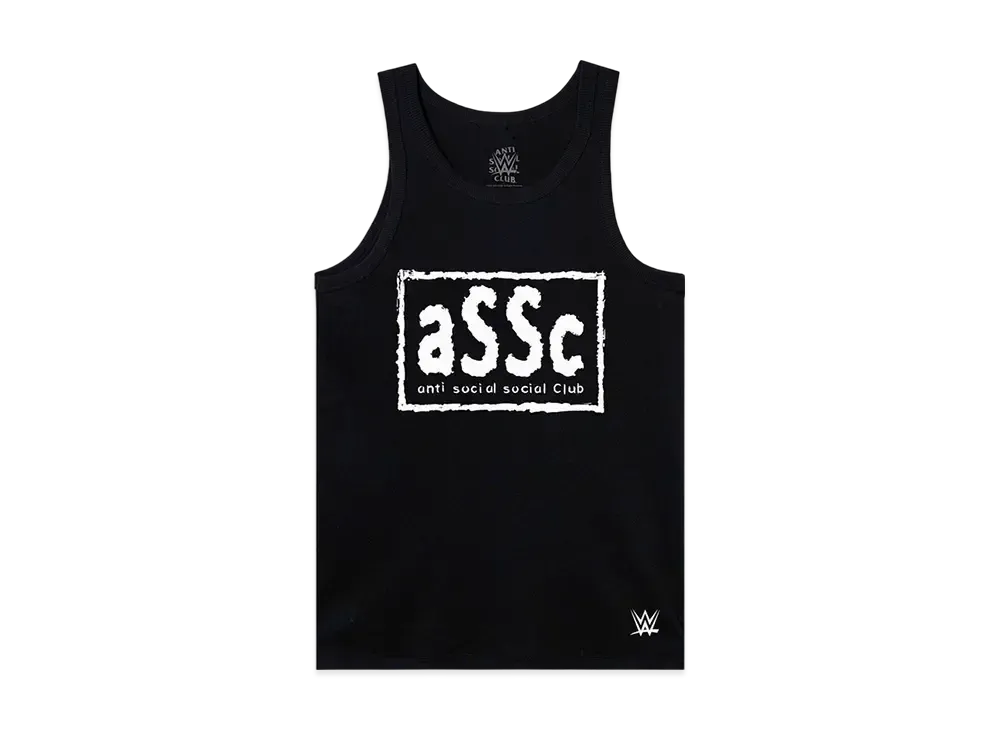 ANTI SOCIAL SOCIAL CLUB x WWE NWO Rib Knit Tank Top "Black"