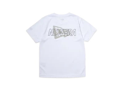 NEW ERA Youth Short Sleeve Tech T-Shirt Overlap Logo "White"