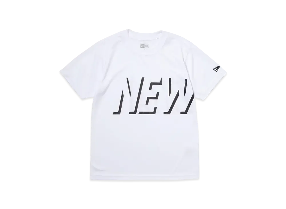 NEW ERA Youth Short Sleeve Tech T-Shirt Shadow Logo "White"