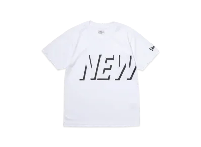 NEW ERA Youth Short Sleeve Tech T-Shirt Shadow Logo "White"
