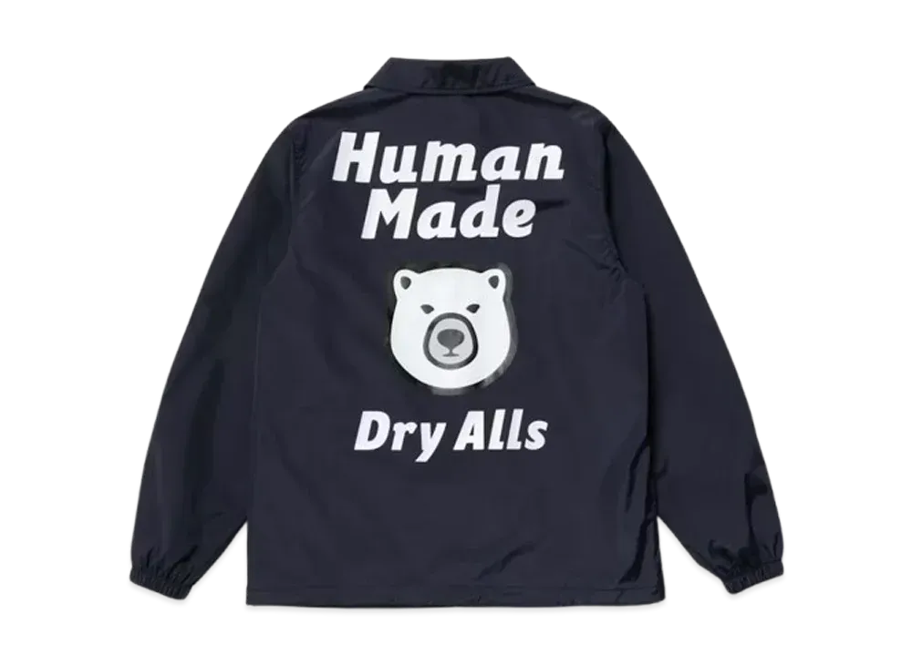 HUMAN MADE Polar Bear Coach Jacket "Navy"