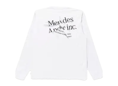 Mercedes Anchor inc. Crumpled LS Tee "White"