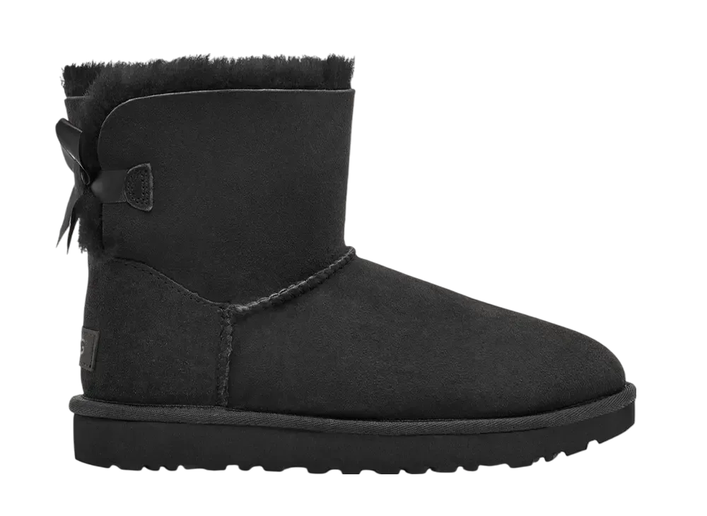 アグ ウィメンズ ミニ ベイリー ボウ2 "ブラック"