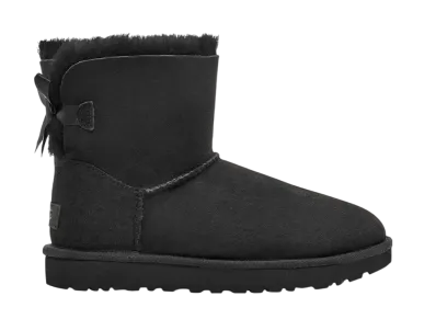 UGG Women's Mini Bailey Bow 2 "Black"