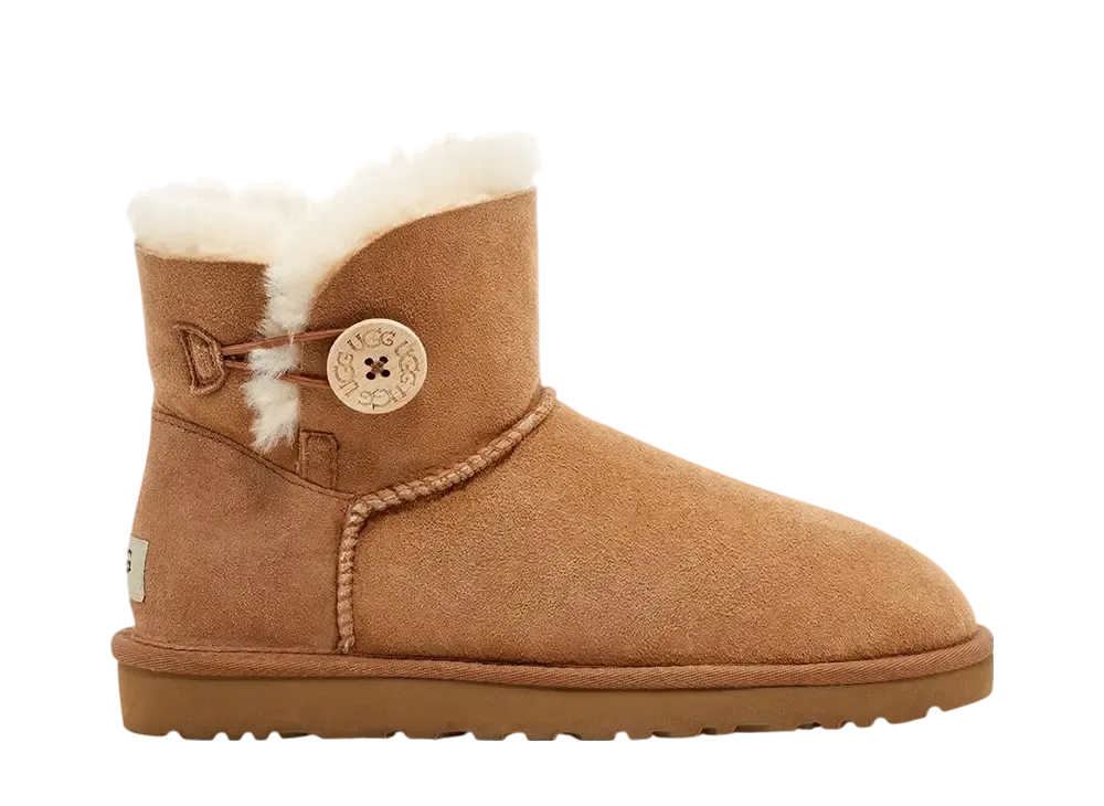 アグ ウィメンズ ミニ ベイリー ボタン2 "チェストナット"