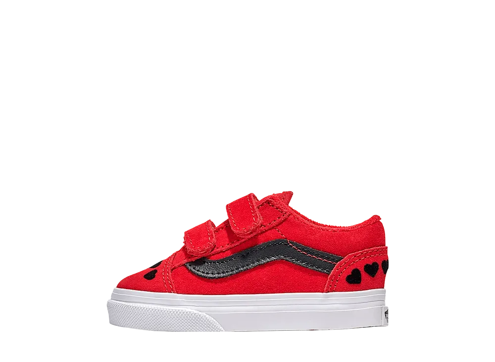 バンズ トドラー オールドスクール V "レッド/ブラック"