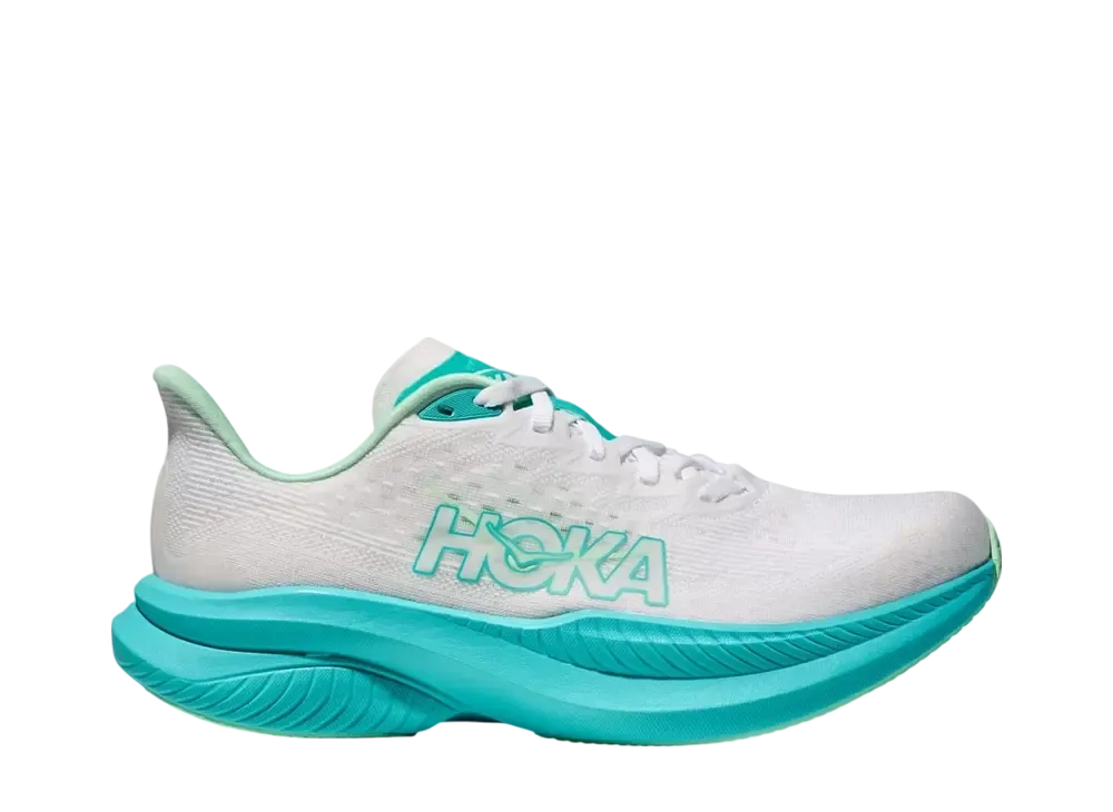 ホカ ウィメンズ マッハ6  "ホワイト/シエロブルー"