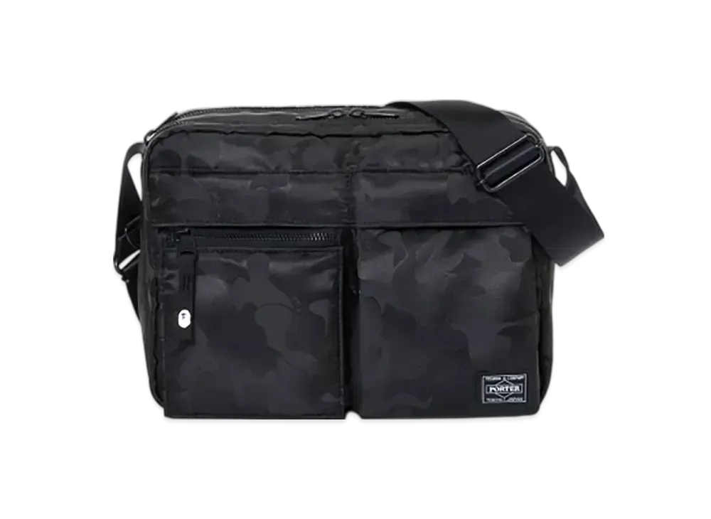 PORTER x A BATHING APE Shoulder Bag "Black"