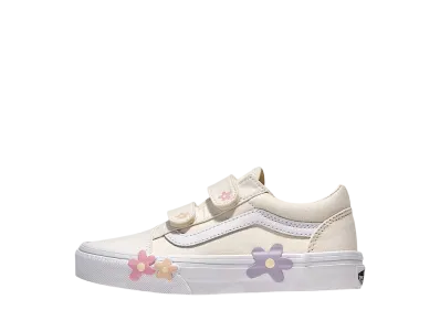 Vans Little Kids Old Skool V "Marshmallow White"