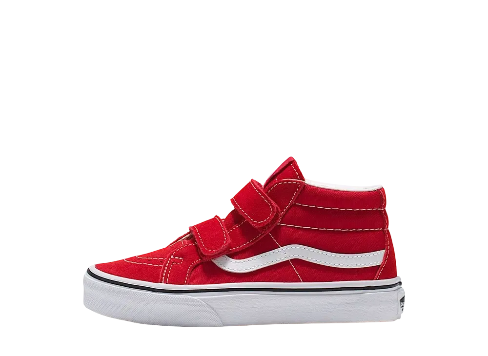 バンズ リトルキッズ スケートミッド リシュー V "レッド/トゥルーホワイト"