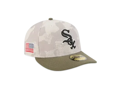 NEW ERA PC 59Fifty On Field MLB 2025 Armed Forces Day Chicago White Sox "Stone"