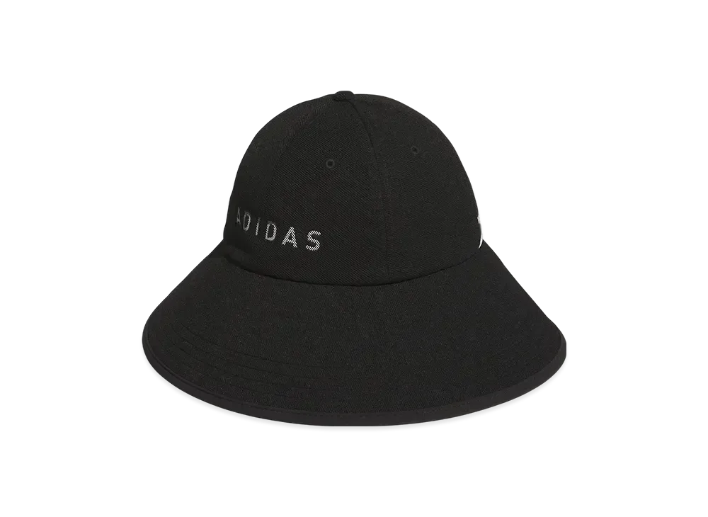 adidas Linear Logo Wide Brim Cap "Black"