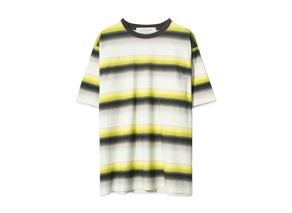Bal GRADIENT STRIPE CREW NECK TEE "MINT"
