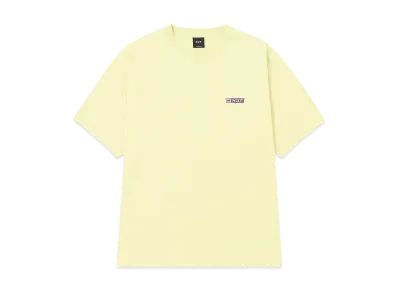 HUF Millennium Washed Tee "Pale Yellow"