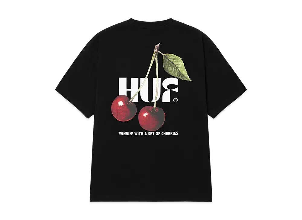 HUF Set Of Cherries Tee "Black"