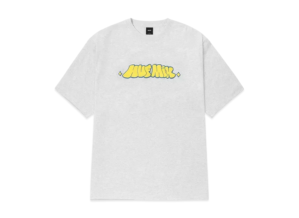 HUF Playlist Washed Tee "Ash Grey"