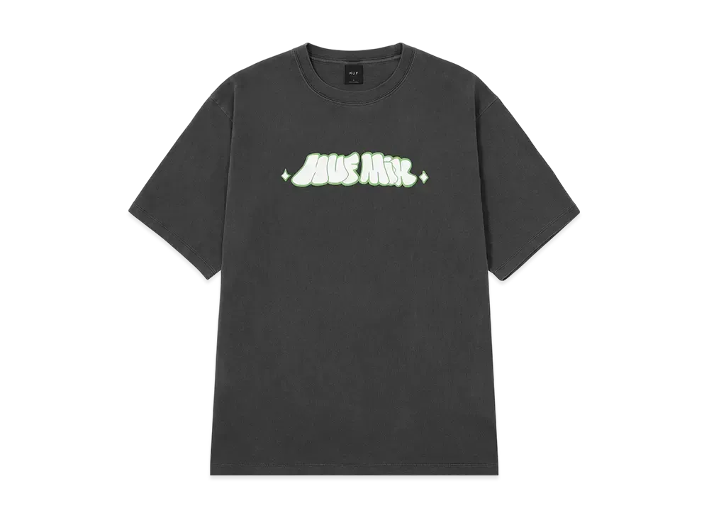 HUF Playlist Washed Tee "Black"