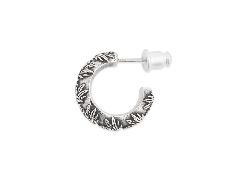 HUF Plantlife Hoop Pierce "Silver"