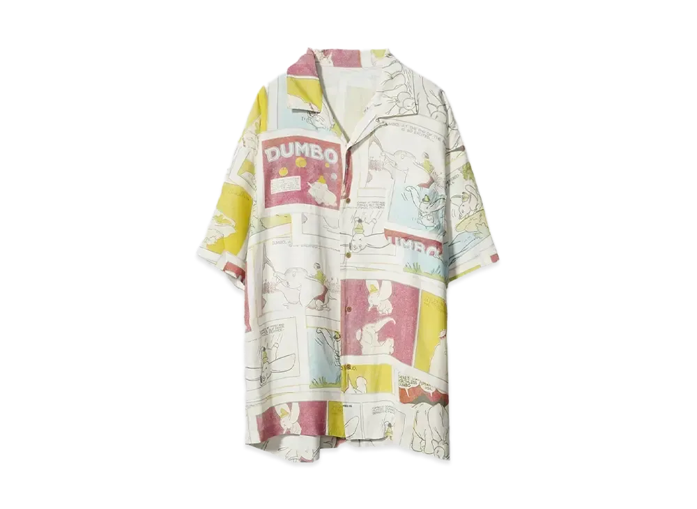 DISNEY x PORTER CLASSIC DISNEY VC / PC ALOHA COLLECTION ALOHA SHIRT /DUMBO "VINTAGE"