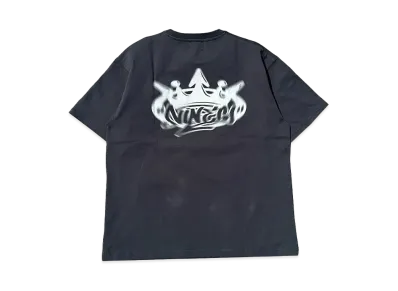 9090 Motion King Logo Tee "CHARCOAL BLACK"