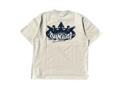 9090 Motion King Logo Tee "BEIGE"