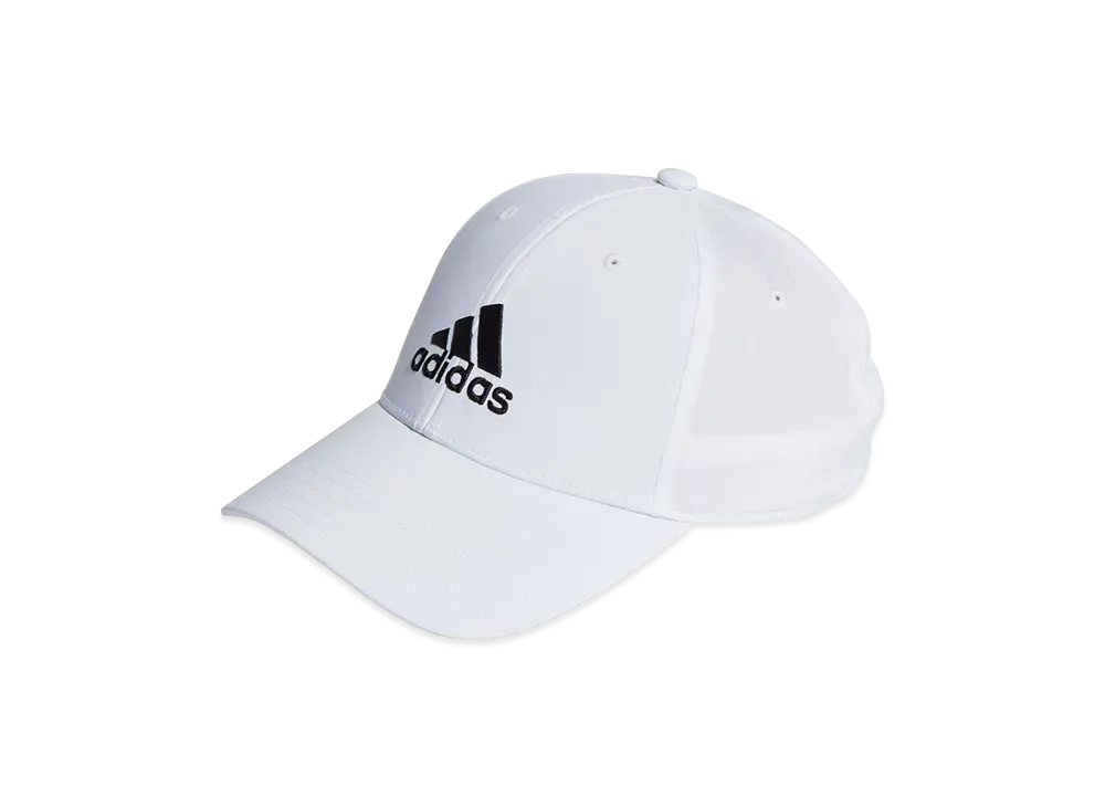 adidas Embroidered Logo Lightweight Baseball Cap "White/Black"