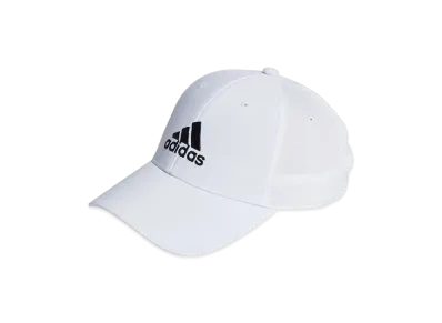 adidas Embroidered Logo Lightweight Baseball Cap "White/Black"