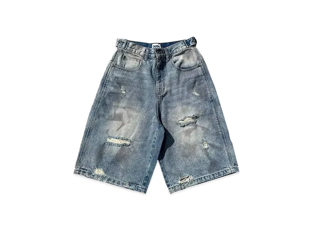 9090ショーツKing Logo Damage Buggy Jortsハーフパ King Logo Buggy Jorts – YZ