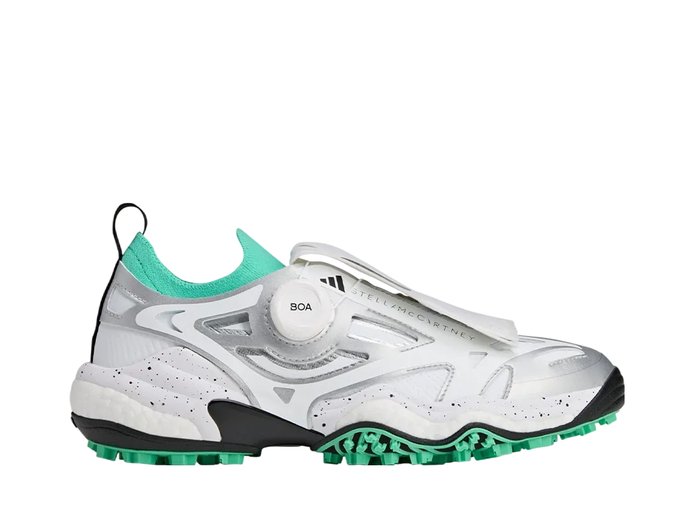 Stella McCartney × adidas Women's Codechaos Boa "Core White/Bright Green/Silver Metallic"