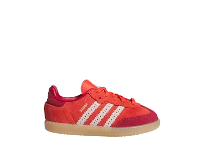 adidas TD Samba OG EL I "Bright Red/Cream White/Team Victory Red"