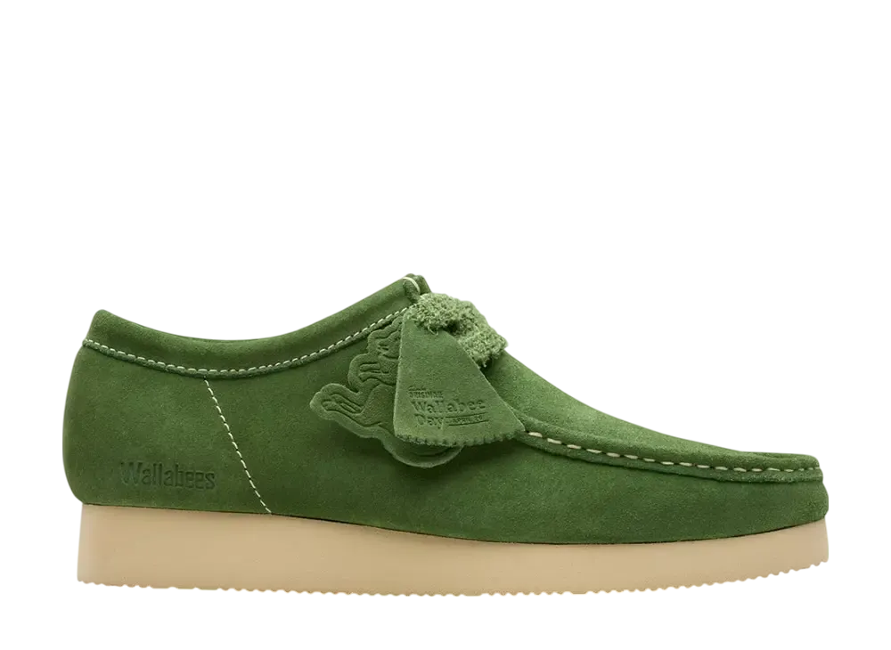 Clarks Wallabee2604 "Green Suede"
