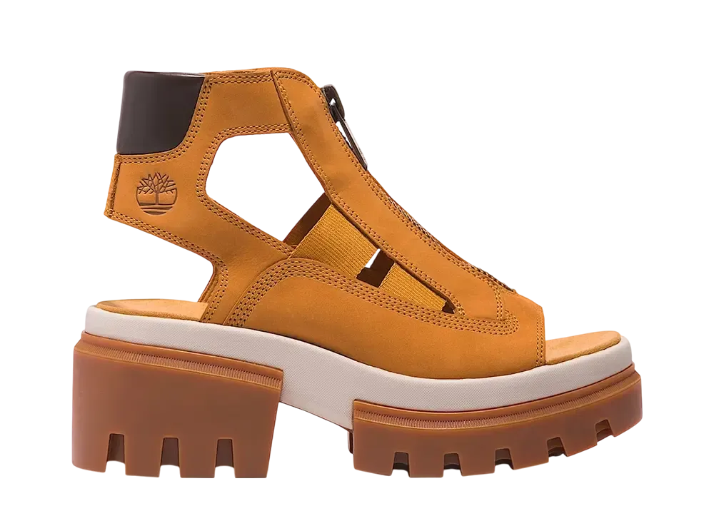 Timberland Women's Everleigh Gladiator Sandal "Wheat Nubuck"