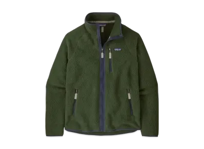 Patagonia Men's Fleece Jacket Zip Up Outer Boa Jacket "Green"