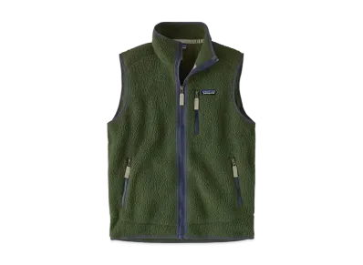 Patagonia Men's Outer Fleece Boa Vest "Green"