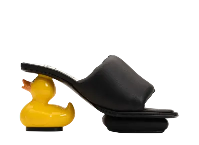 Maison MIHARA YASUHIRO Women's Duck Heel Puffer Sandal "Black"