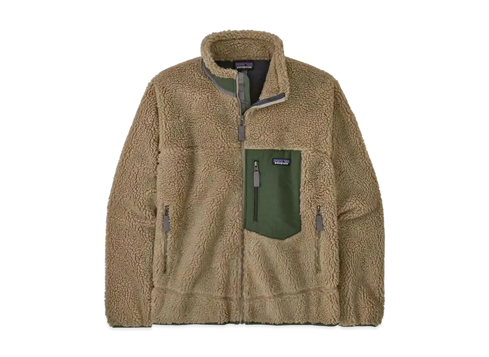 Patagonia Men's Fleece Jacket Retro X Outer Boa Jacket "KhakiGreen"