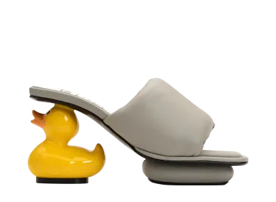 Maison MIHARA YASUHIRO Women's Duck Heel Puffer Sandal "Gray"