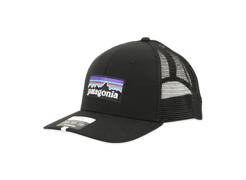 Patagonia Men's WoMen's Hat Logo Cap Mesh Cap "Black"