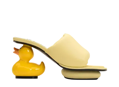 Maison MIHARA YASUHIRO Women's Duck Heel Puffer Sandal "Yellow"