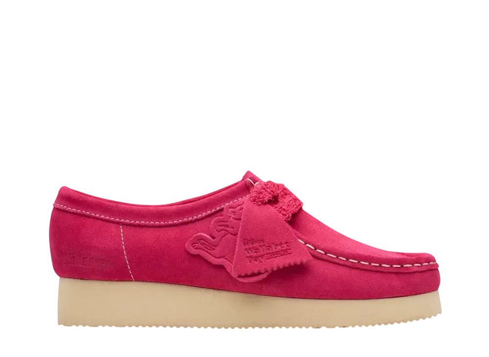 Clarks Women's Wallabee2604 "Bright Pink"